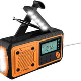 Draagbare NoodRadio Solar Opwindbaar - Powerbank Zonneenergie met - Noodpakket - Draagbare Radio