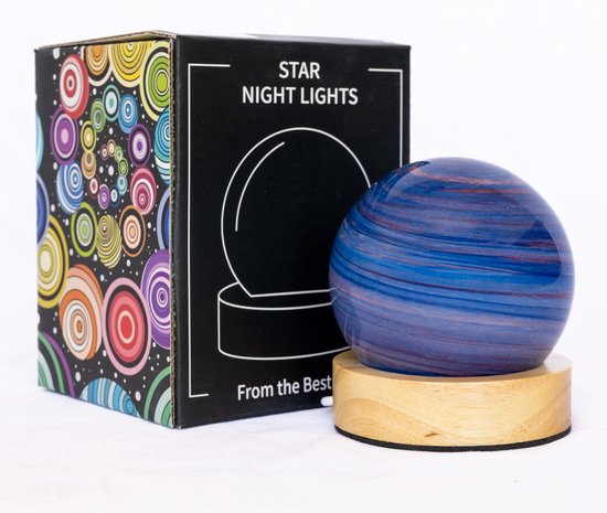 Nachtlamp - Lamp - 8 - 3D geprint