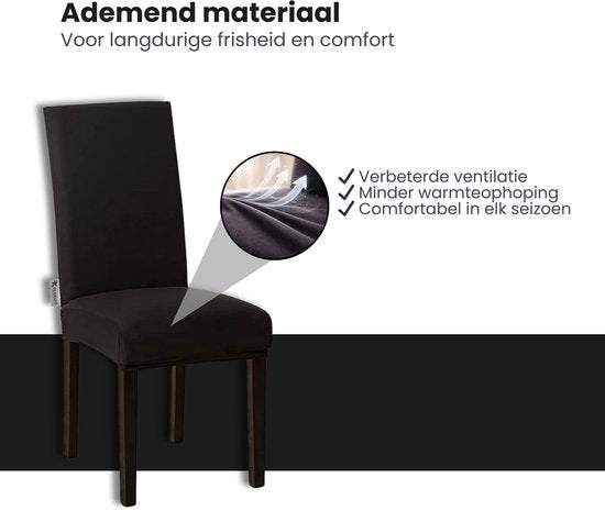 Stoelhoezen - Eetkamerstoel Hoes - 6 Stuks - Bescherm stijlvol je stoelen