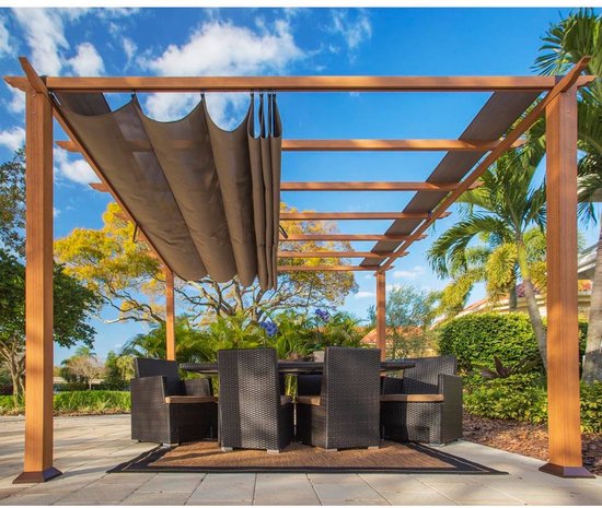 Paragon Outdoor - ST02000 - Paviljoen - Pergola - Partytent - 235 x 350 x 350 cm