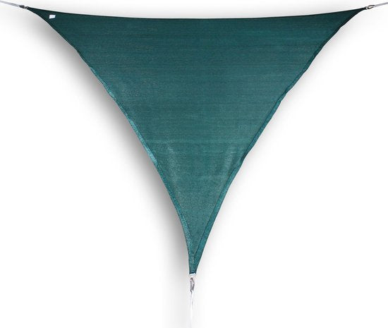 HanSe® Schaduwdoek Driehoek Waterdoorlatend m - zonnedoek Groen