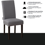 Stoelhoezen - Eetkamerstoel Hoes - 6 Stuks - Bescherm stijlvol je stoelen