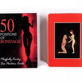 50 Positions of Bondage – Erotisch Kaartspel voor Koppels – Positiekaarten voor Intimiteit & Variatie – Volwassenen Spel