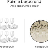 Ophangrek Wijnglazen - glazen - Wijnglazenhouder