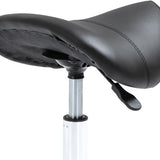 Ergonomische Zadelkruk Kunstleer Amazonekruk in Hoogte Verstelbaar 49-61 cm - Zwart