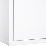 4goodz Medicijnkastje EHBO-kastje met slot RVS 18x40x60 cm - Wit