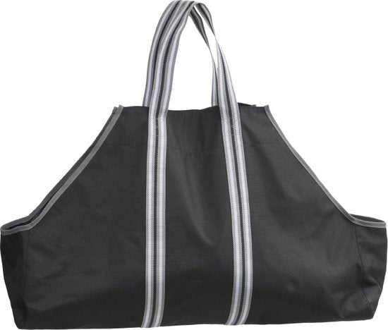 ShelterLogic® polyester brandhoutzak beuken | Zwart | 23 kg