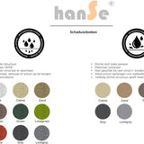 hanSe® Schaduwdoek Rechthoek Waterafstotend 3x4,5 m Zonnedoek Grijs