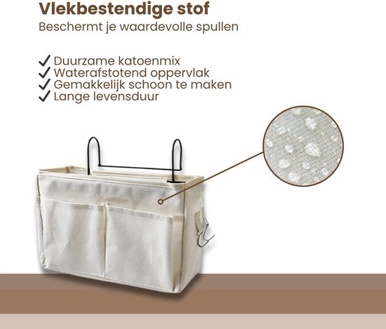 Bedside Pocket - Bed Opbergzak - Katoen