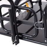 Aanhangwagen koppeling transportaanhanger fietskar bolderwagen zwart
