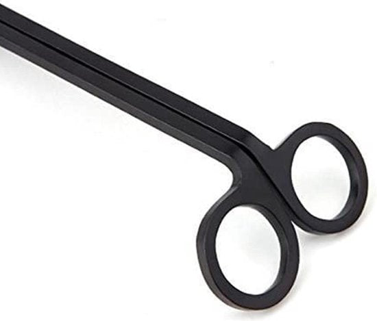 Kaarsenknipper voor de kaarsen - Zwart - Lontenknipper - Wick trimmer - 18 x 6 x 2 cm - Lont Schaar