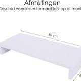 Monitorstandaard - Wit