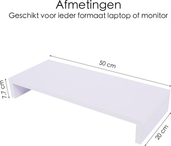 Monitorstandaard - Wit