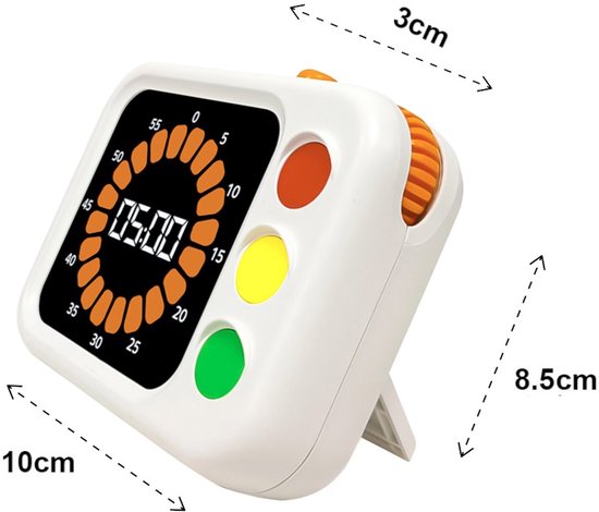 Leerklok voor Kinderen - Timer voor Kinderen - Timer Klok - Klok - Klok