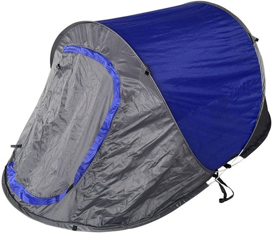 Hanse® Pop-up tent Blauw voor 2 personen kampeertent trekking festival