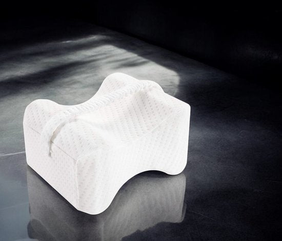 Kniekussen voor in Bed - Wit - Orthopedisch Kniekussen - Beenkussen - Zijslaapkussen - Zijslaap Kussen Voor In Bed - Heupklachten