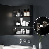 4goodz LED Spiegelkast Badkamer 50x70 cm Dimbaar Anti-condens Zwart