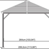 Sojag - SJ04200 - Paviljoen - Pergola - Partytent - 261 x 296 x 423 cm