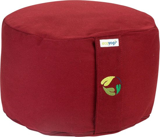 Ecoyogi meditatiekussen rond - hoog (18-20cm)