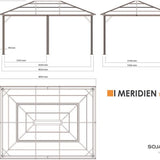 Sojag - SJ07600 - Paviljoen - Pergola - Partytent - 277 x 363 x 493 cm