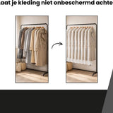 Kledinghoes - 10 stuks - 160x40 - Wit - Kledinghoezen - Kledinghoes Wit - Trouwjurkhoes - Kostumhoes