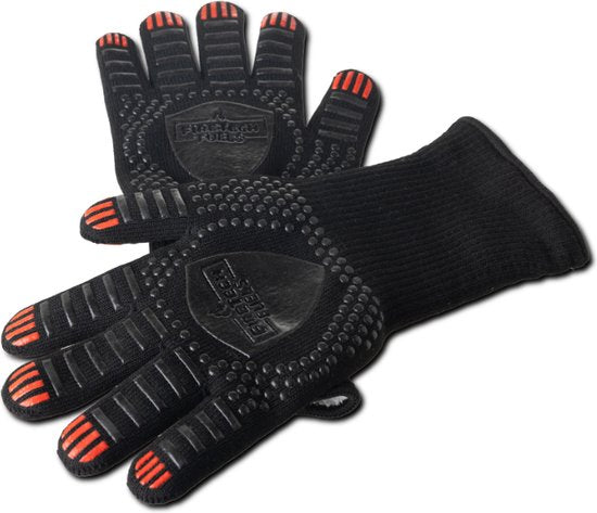 FireTech - Premium BBQ Hanschoenen - Hittebestendig tot 800 °C - Oven handschoenen - Extra lange mouw - BBQ Accessoires
