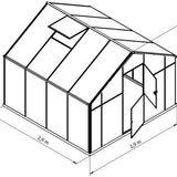 Gampre® Aluminium Kas Sanus L9 - 290x290x225 cm - antraciet