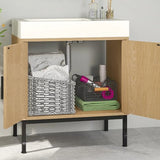 Wastafelonderkast met Uitsparing Boho-design - 60 cm hoog