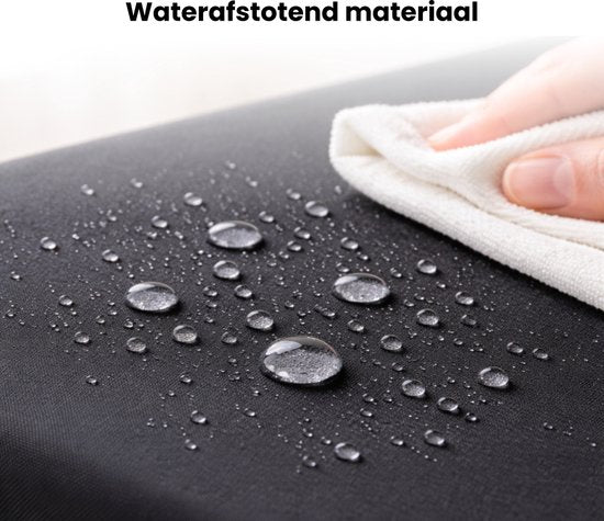 Tafelkleed Luxe - 260x150 cm - Zwart - Waterafstotend - Tafellaken - Tafelzeil - Tafelkleden - Tafelkleed Katoen