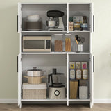 Moderne Keukenkast Voorraadkast Breed 2 deurs 40x119x175 cm - Wit