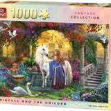 King Fantasy Collection - Princess and the Unicorn - Puzzel