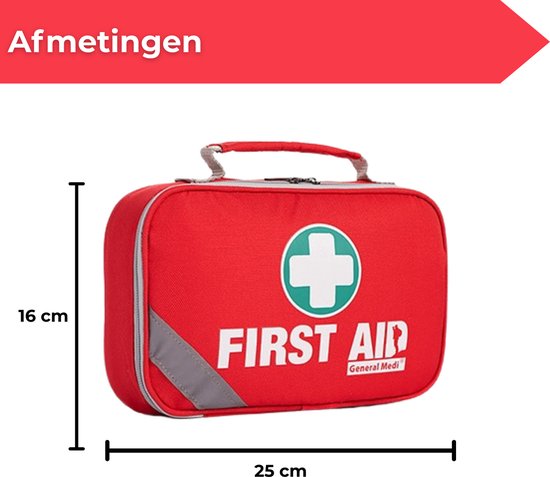 EHBO Kit - Noodpakket - EHBO voor Auto, Thuis, en - Kit met en - en