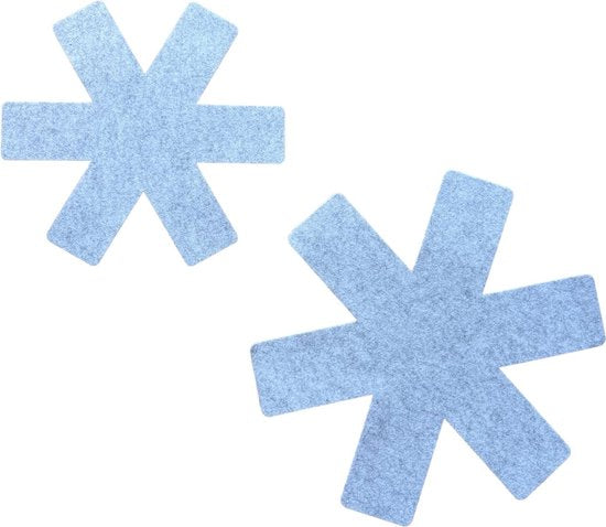 Pannenbeschermer - 2 Stuks - 38 cm en 30 cm - Vilt - Grijs - Optimale Bescherming van je Pannen - Panbeschermer - Onderzetter