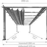 Lifetime - LG60213 - Tuinhuis - Tuinschuur - 244 x 244 x 535 cm
