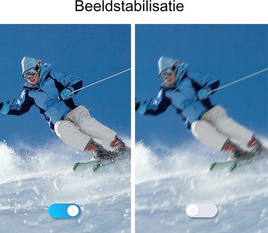 NovaWare Action Camera 5K - Vlog Camera - Onderwater Camera - Waterdicht tot 30M - Actie Camera - 24MP - Ultra 4K met 60 FPS - Beeldstabilisatie EIS - IMX sensor