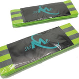 24ME® - 2 Stuks Reflecterende Elastieke Hardloop Band - Geel Veiligheidsband - Sportarmband