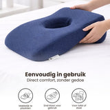 Gezichtskussen voor Massage - Blauw - Massage Kussen - Massagekussen voor Kind en Volwassenen - Hoofdsteun Massagetafel
