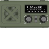 Noodradio - & Hand Crank Powerbank - AM-FM-WB Emergency Radio - & - Groen