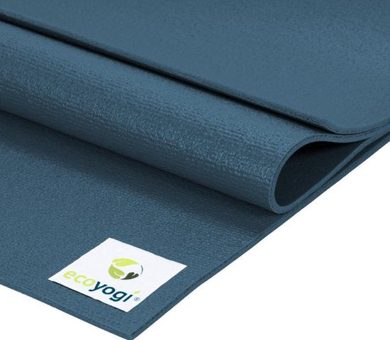 Yogamat Studio PVC extra lang en breed - Ecoyogi - 200 80 - dikte 4,5 - Ökotex certificaat