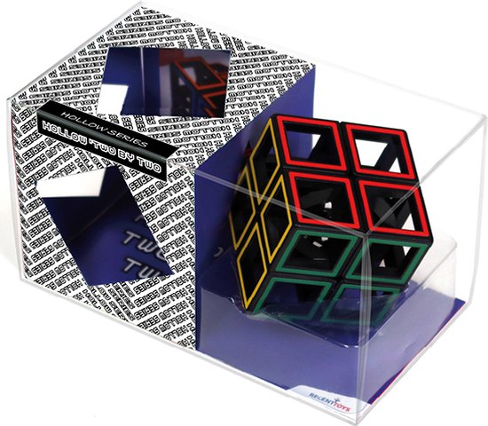 Recent Toys breinbreker kubus Hollow 2x2 puzzel voor kinderen en volwassenen.