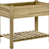 Plantenbak verhoogd - geïmpregneerd Hout - 51x91x75 cm