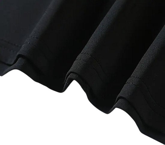 SparkNine Aeroflex heren sport t-shirt - strakke & aansluitende fit - XXL - zwart - ademend & sneldrogend - elastisch