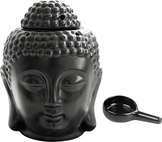 Buddha Kaarshouder - Waxinelicht houder - Aroma kaars - Waxinelichthouder Keramiek - Theelichthouder - Aroma Theelicht - Buddha Beeld