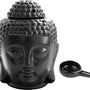 Buddha Kaarshouder - Waxinelicht houder - Aroma kaars - Waxinelichthouder Keramiek - Theelichthouder - Aroma Theelicht - Buddha Beeld