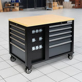 FEISTOS Hektor Mobiele werkbank - 114x73x89 cm - Zwart