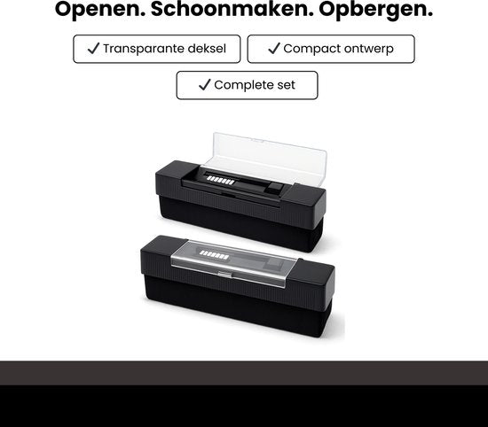 LP schoonmaakset - Complete Set - Platenborstel - Vinyl reiniger - Naaldborstel - Platenreiniger - LP Borstel - Vinyl Borstel - LP Reinigingsset