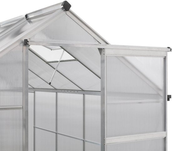Westmann Aluminium kas Flora 64 - Zilver - 132x190x201cm
