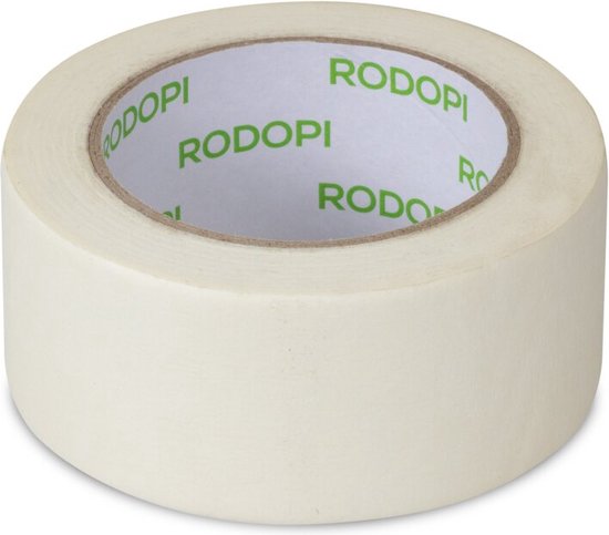 Rodopi® Schilders Tape / Afplaktape Wit - 1 rol