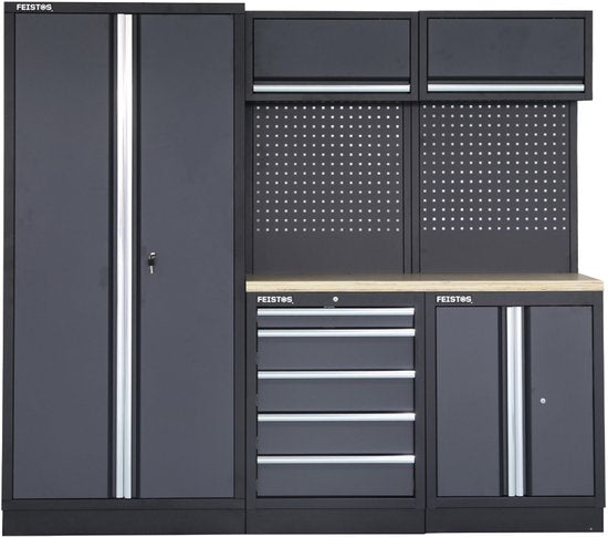 FEISTOS Werkplaatswand Apollo 17 - Gereedschapskast 364 cm breed