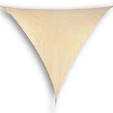 HanSe® Schaduwdoek Driehoek Waterdoorlatend 3x3x3 m Zonnedoek